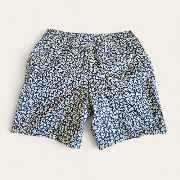 Lands End Pull On Shorts Womens Lot Of 3 Floral Black 14P Cotton Mid Rise - Picture 8 of 14